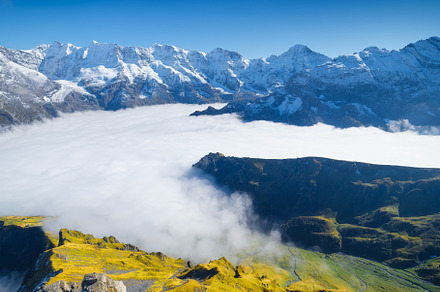 Mountain scenery in the Swiss Alps, a Nature Photo by Landscape and travel