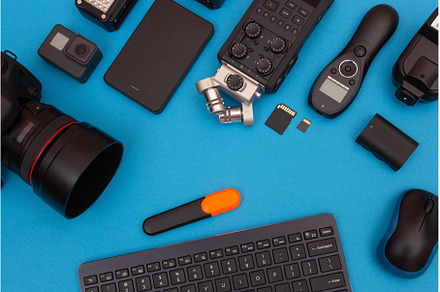Workplace With Digital Gadgets on, a Photo by InfinitumProdux
