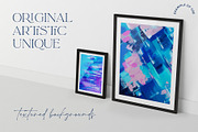 Jewelled Tones Abstract Backgrounds, a Texture Graphic by Carla Fern Designs (Thumbnail 7 of 9)