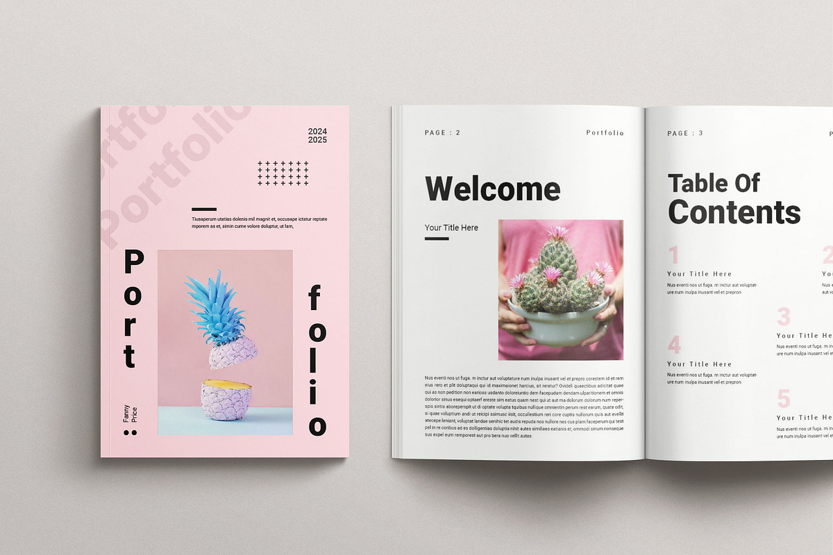 Portfolio Layout Template, a Brochure Template by RsmBoutique2021 (Photo 1 of 5)