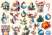 Jingle bells , Christmas  clipart., a Decorative Illustration by Hello My Print (Thumbnail 4 of 9)