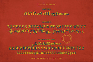 Quinlliyk Retro Serif