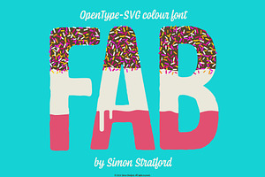 Display Font — Fab Ice Lolly, a Sans Serif Font by Itsmesimon