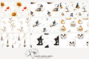 70 minimalist Halloween pattern, a Pattern Graphic by Poppy Lane Studio (Thumbnail 5 of 10)