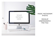 Animated Instagram photo. Mockup #15, a Social Media Template by Una Matison (Thumbnail 2 of 3)
