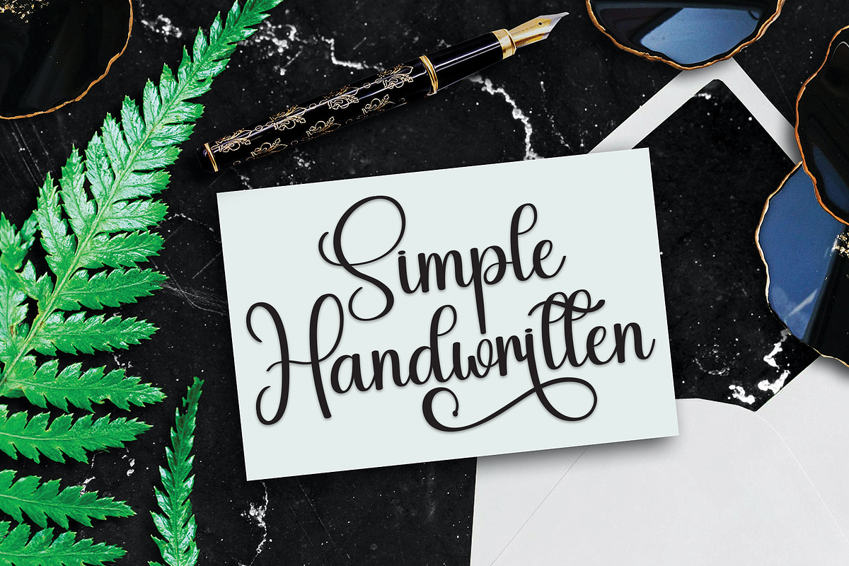 Radiant | Script Font, a Handwritten Font by Scratchones (Photo 4 of 9)