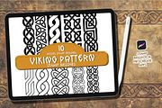 10 Viking Pattern Stamp Brush, a Brush Add-On by vectstudio (Thumbnail 1 of 3)