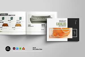 Product Catalog Template Landscape, a Brochure Template by Spark_Creative