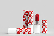 15 Seamless Lipstick Kisses Patterns, a Pattern Graphic by Kokoshka (Thumbnail 9 of 15)