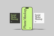 Social Media Post Mockup, a Device Mockup by Graphiculon (Thumbnail 4 of 11)