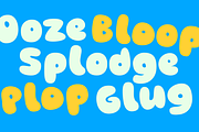 Banana Milk Bubble Display Font, a Handwritten Font by Colt Type Co (Thumbnail 1 of 5)