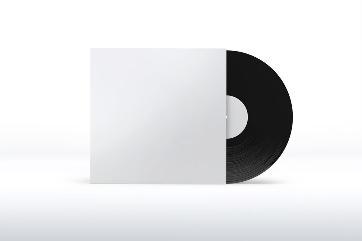 Vinyl Record Sleeve Mock-Up, a Product Mockup by Se٧enStudio (Photo 8 of 9)