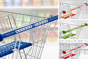 Metal Shopping Cart Branding Mockup, a Product Mockup by INCDesign (Thumbnail 5 of 19)