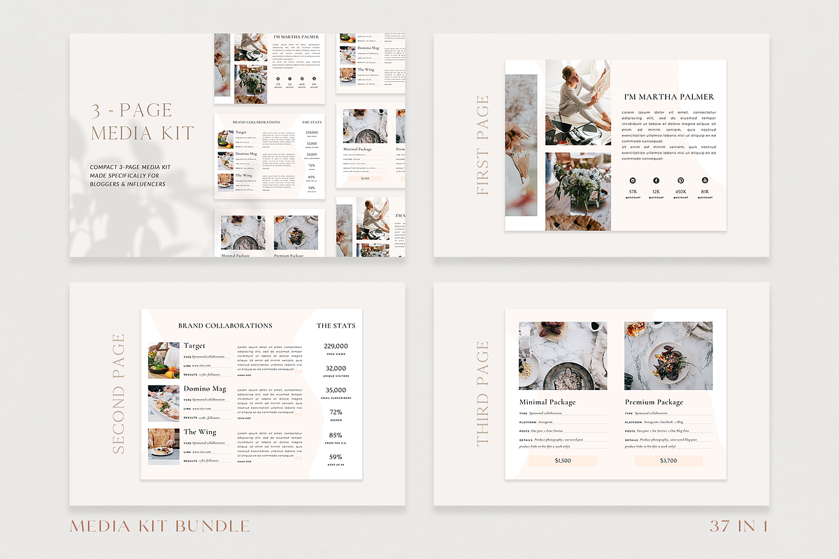 Media Kit + Portfolio Bundle | Canva, a Brochure Template by Ralony (Photo 6 of 8)