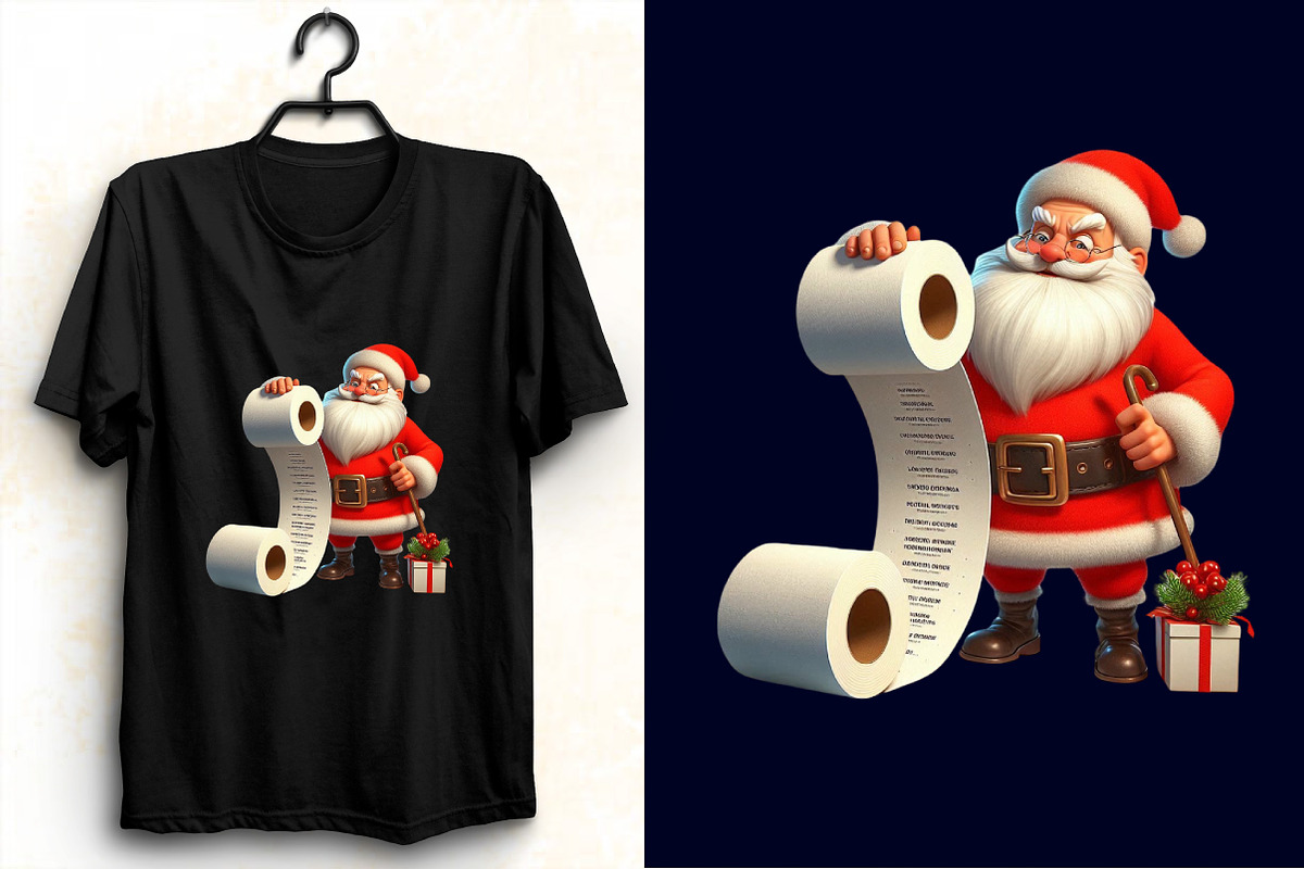 Watercolor Funny Santa Claus Clipart, an Illustration by SVGArt (Photo 5 of 7)