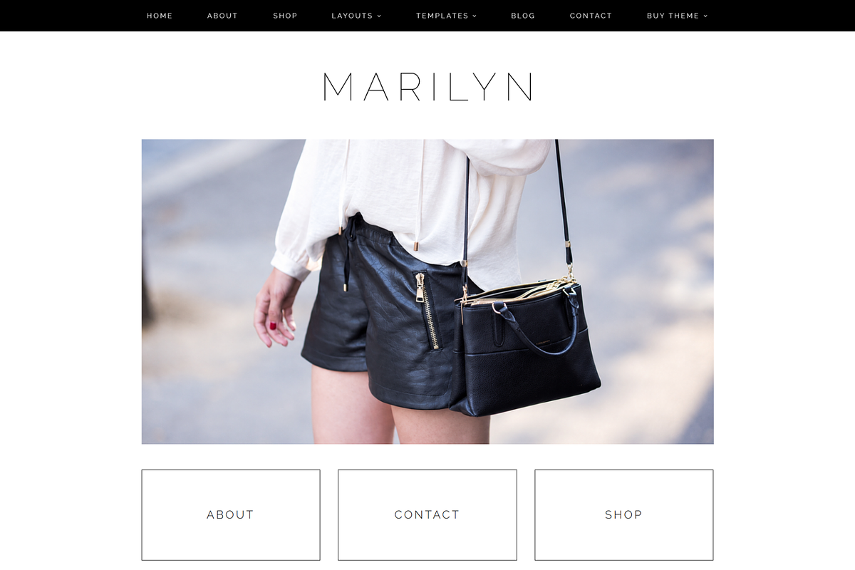 Feminine WordPress Theme | Marilyn, a WordPress Template by Hello Chic Designs (Photo 1 of 2)