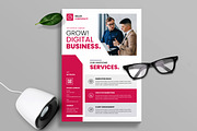 Digital Business Corporate Flyer, a Flyer Template by FlyeredTemplate (Thumbnail 1 of 3)