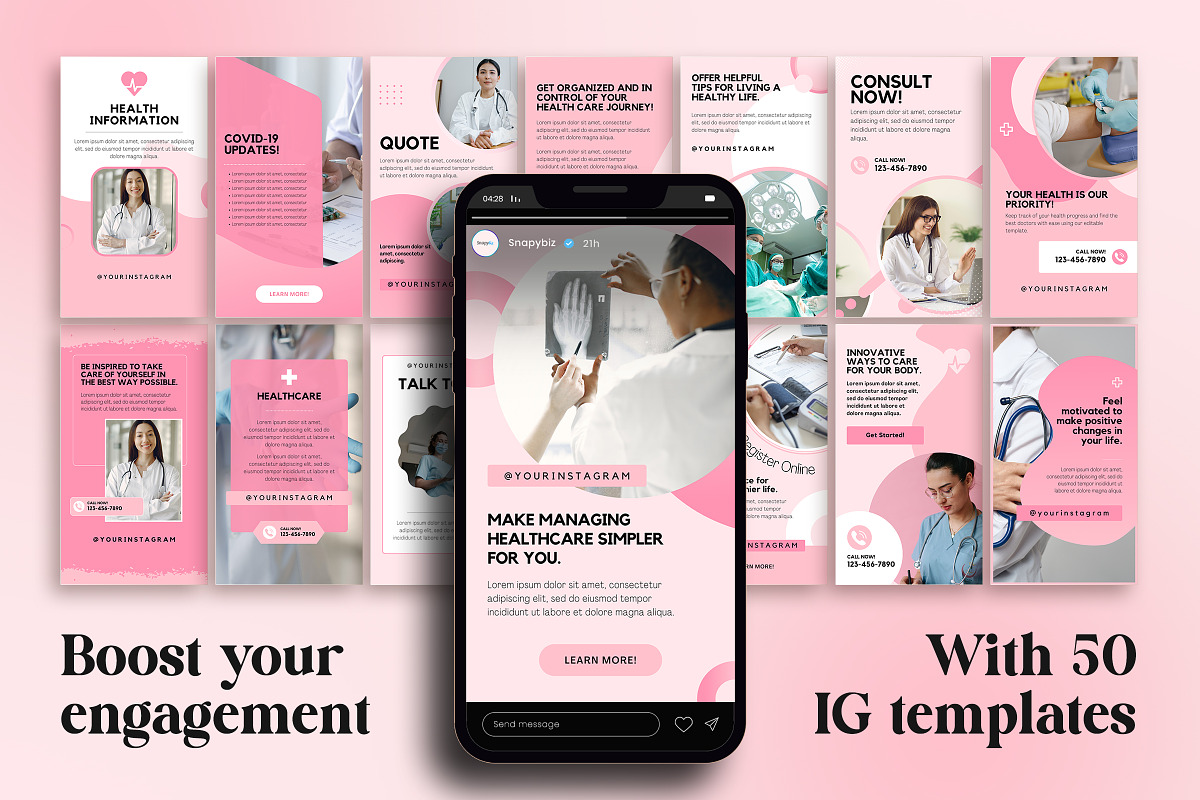 Healthcare Instagram Story Template preview 3
