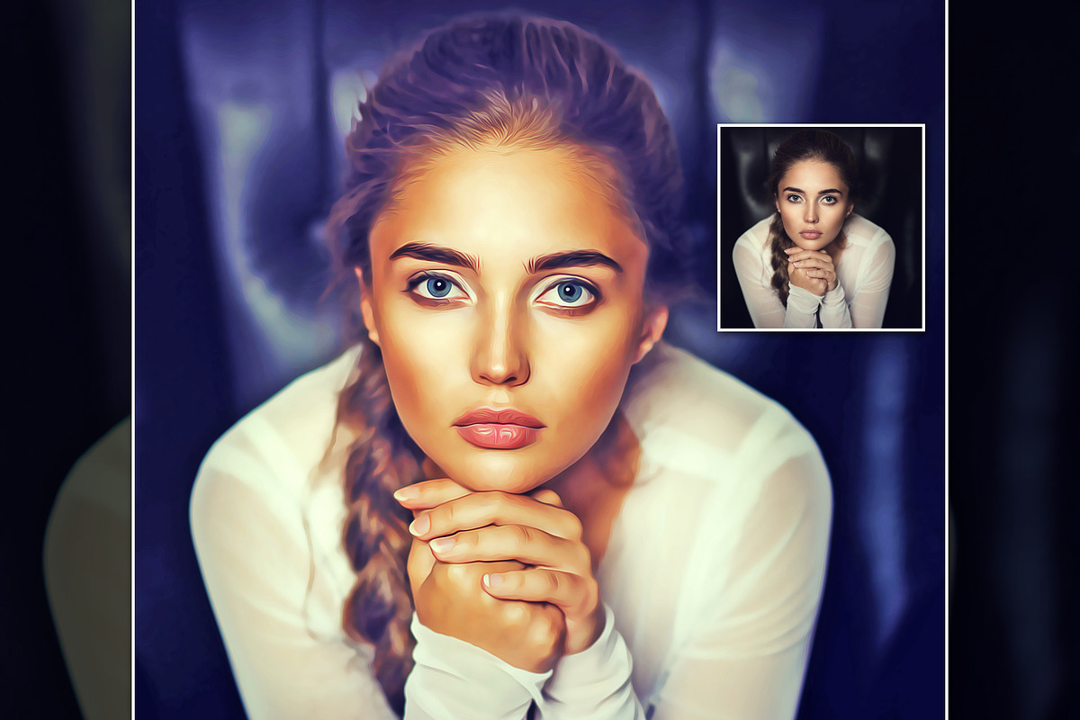 Realistic Oil Painting, an Action Add-On by U_Design (Photo 3 of 11)