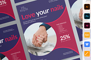 Nail Studio Poster, a Flyer Template by TemplatesNow! (Thumbnail 1 of 3)