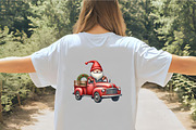 Santa Claus Driving Truck Clipart, an Illustration by CrexoraLab (Thumbnail 5 of 5)