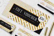 Gold - Gift Voucher, a Card Template by Creativestoree (Thumbnail 2 of 3)