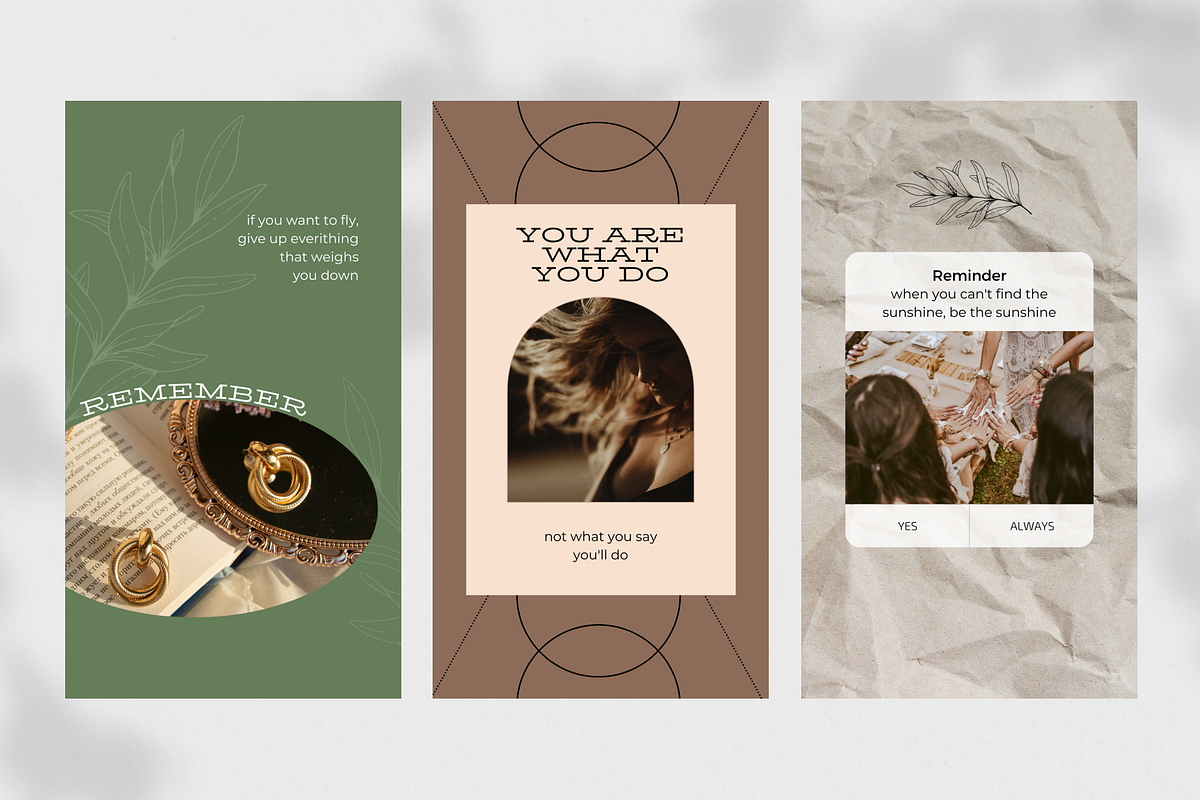 Boho Instagram Story Template, a Social Media Template by DesignKora (Photo 9 of 10)