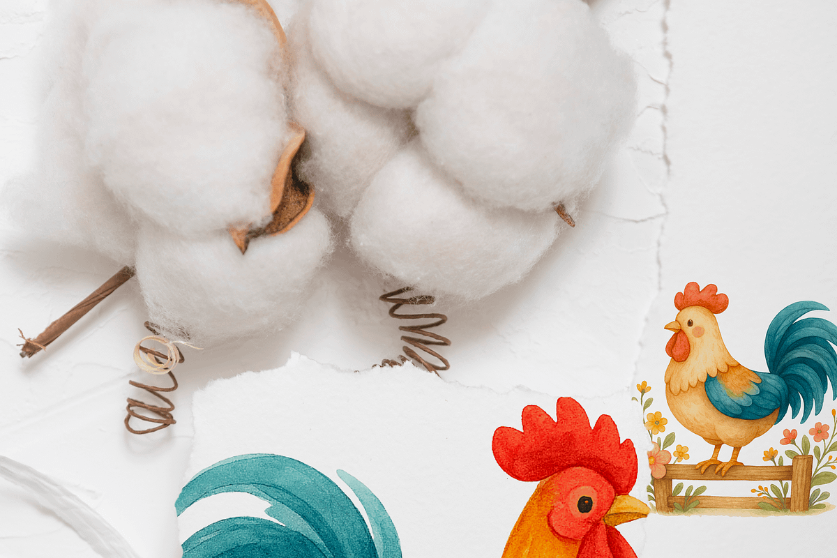 27 Rooster Clipart, an Animal Illustration by Pati Charm Studio (Photo 7 of 8)