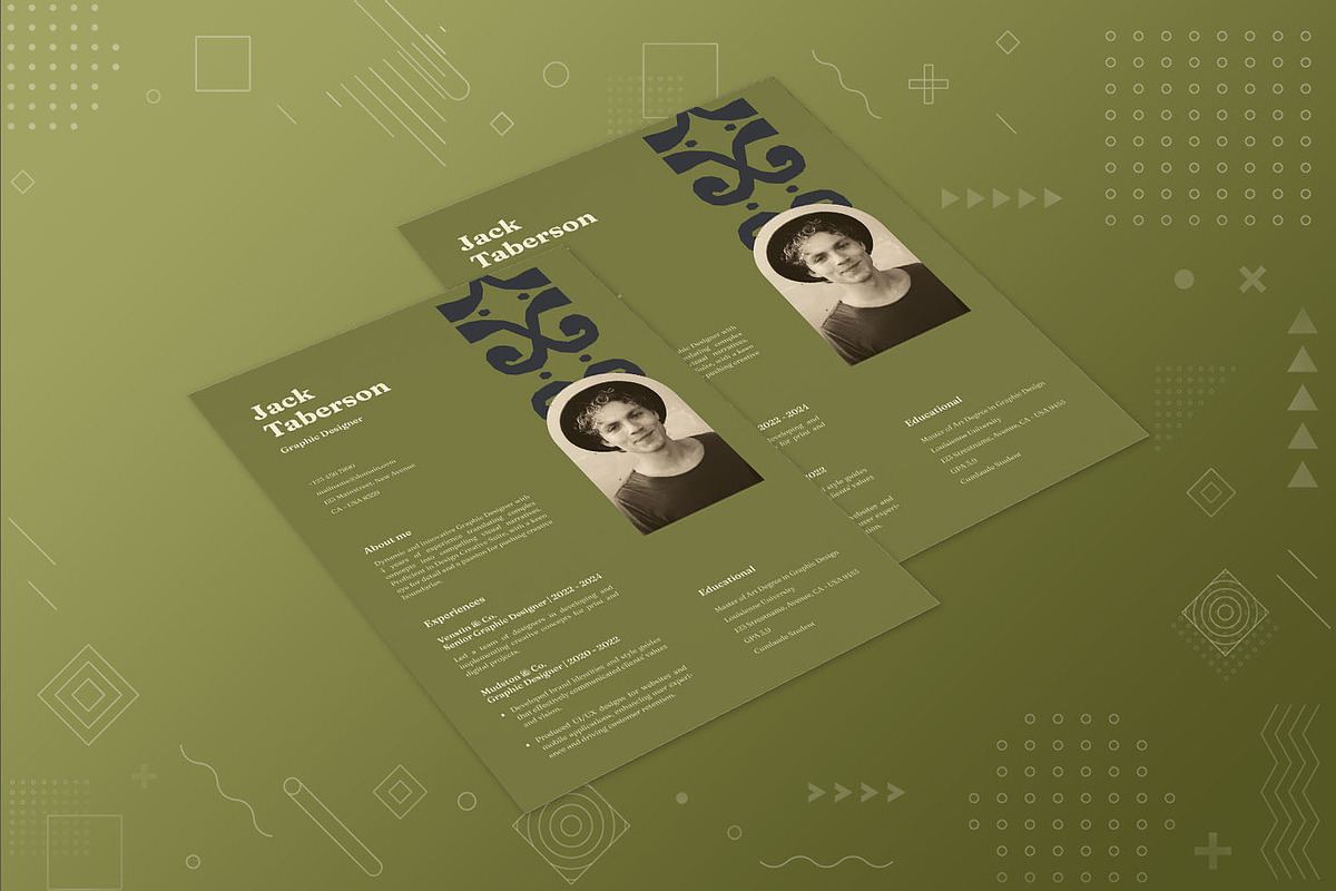 Purtosse - Resume Template, a Resume Template by Fannan Studio (Photo 2 of 2)