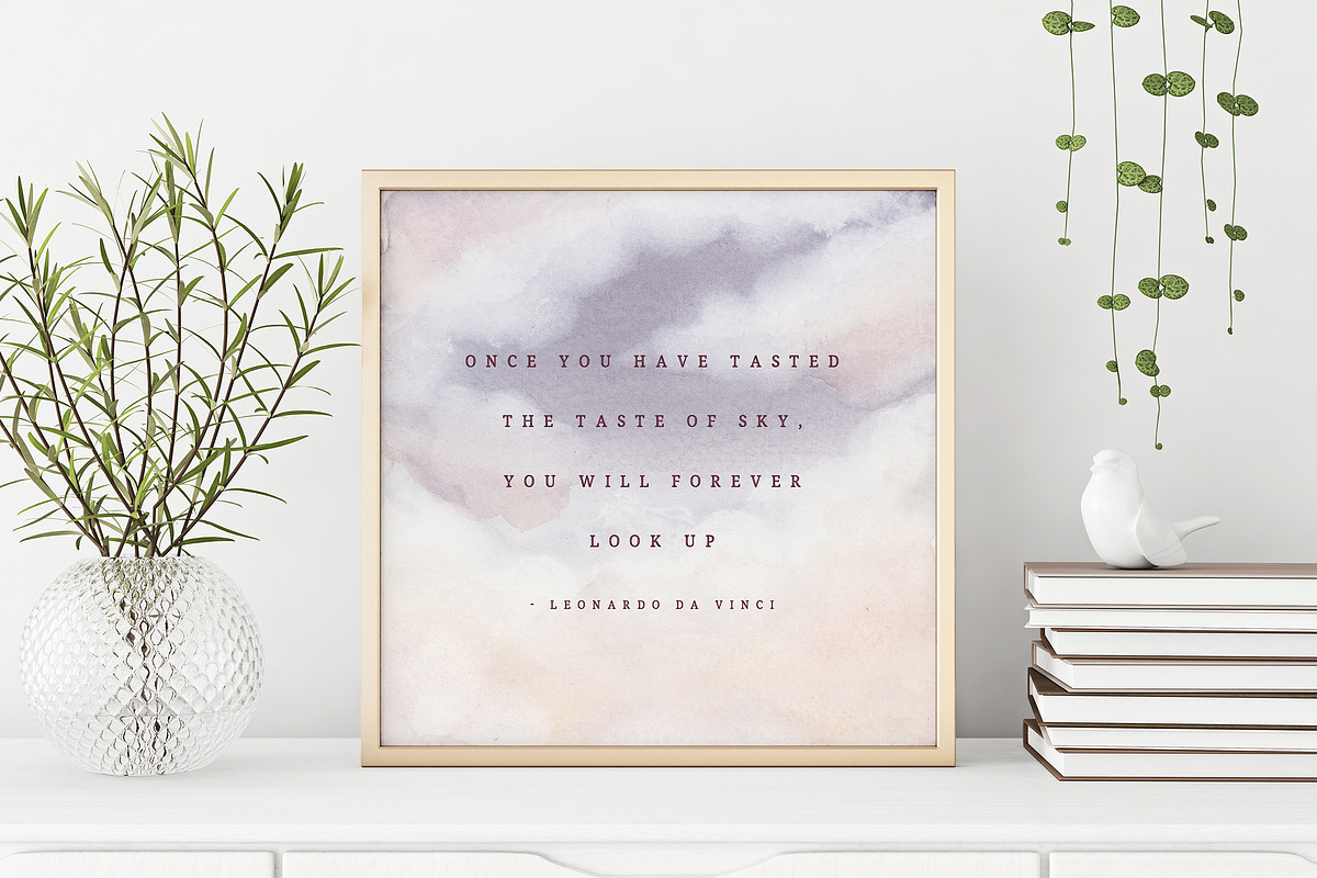 Cloudy Sky Background set, a Texture Illustration by swiejko (Photo 5 of 6)