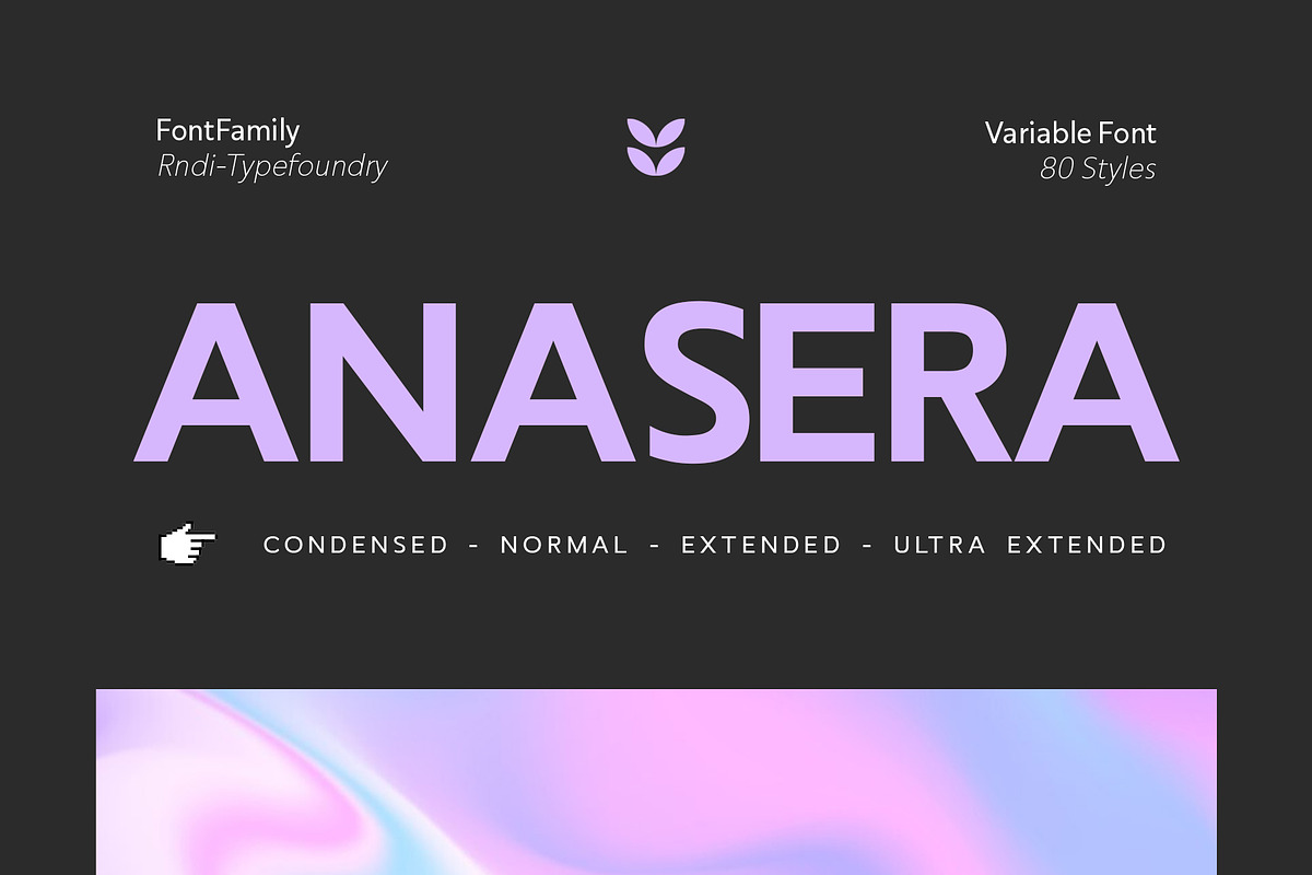 RNDI Anasera, a Sans Serif Font by RNDI Type Foundry (Photo 1 of 10)
