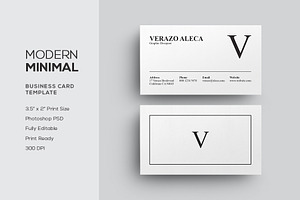 Clean & Modern Business Card