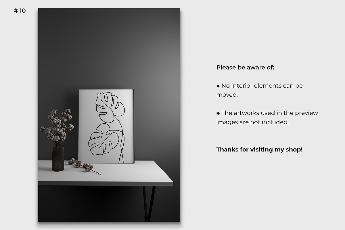 Minimalist Interior | Frame Mockups, a Print Template by Creative Studio HZ (Photo 7 of 7)
