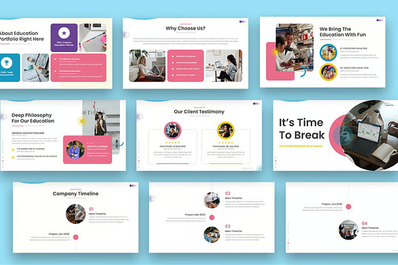Lenika - Education Learning Keynote preview 7