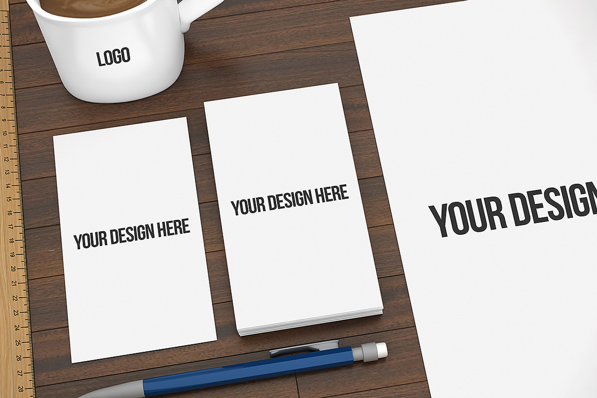 Modern Stationery Mock Up, a Mockup by Shahjhan (Photo 5 of 5)
