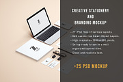 Modern Stationery Mockup, a Product Mockup by Designrepos (Thumbnail 1 of 28)