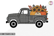 Truck With Pumpkin Clipart Bundle, a Graphic by crative8112 (Thumbnail 5 of 8)