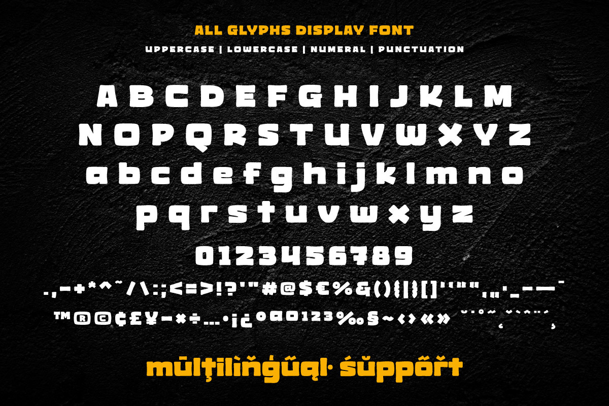 King Rook - Display Food Font, a Handwritten Font by productype1 (Photo 10 of 10)