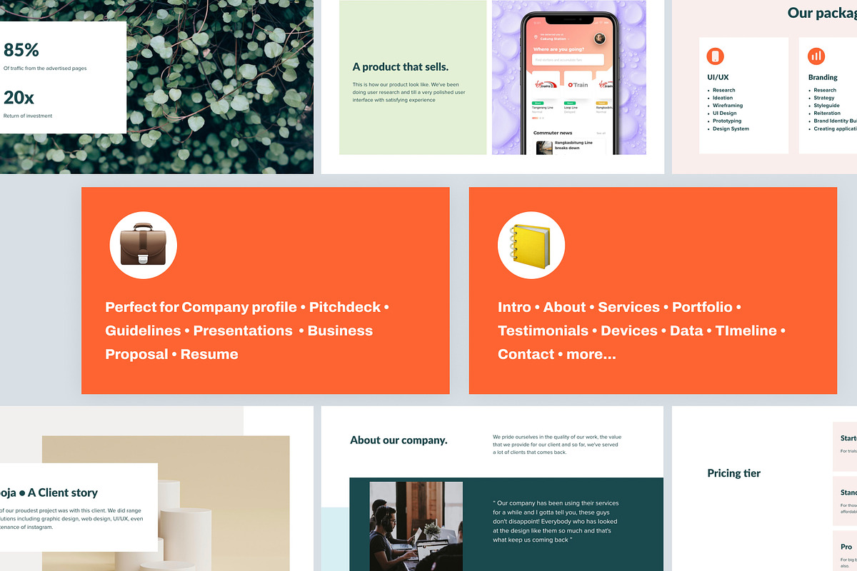 Teiko - Presentation Template, a Presentation Template by Nate Studios (Photo 2 of 8)
