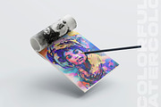 Colorful Watercolor Photo Effects, an Action Add-On by Amorjesu.com (Thumbnail 15 of 40)