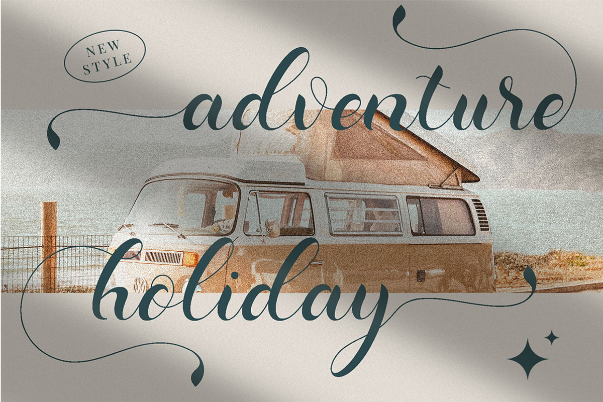 Dominica Calligraphy Script, a Script Font by Idea Studio (Photo 2 of 12)