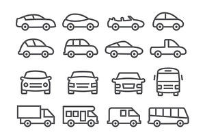 Car line icons