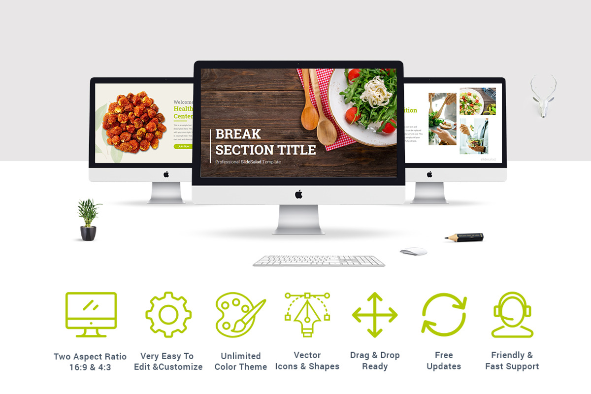 Top Nutrition PowerPoint Template, a Presentation Template by SlideSalad (Photo 2 of 21)
