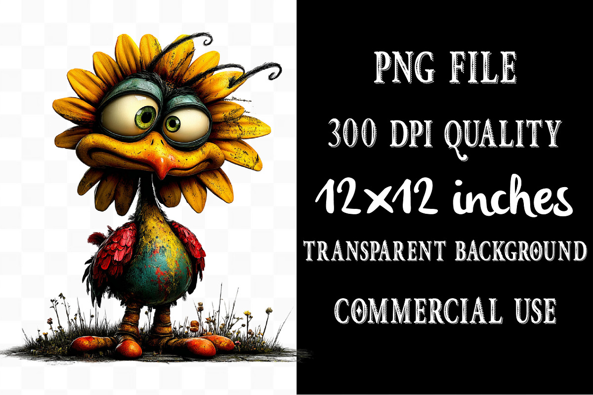 Quirky Funny Bird Clipart, an Illustration by Designking (Photo 4 of 5)