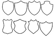 Shields Set 2 Procreate Brush Stamps, a Brush Add-On by Disasterology Ink (Thumbnail 8 of 10)
