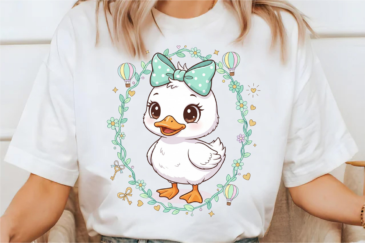Preppy Valentines Goose Png,, an Illustration by Designking (Photo 4 of 6)