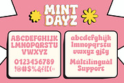 50% Mint Dayz Retro Rounded Display, a Sans Serif Font by Four Lines Std. (Thumbnail 9 of 11)
