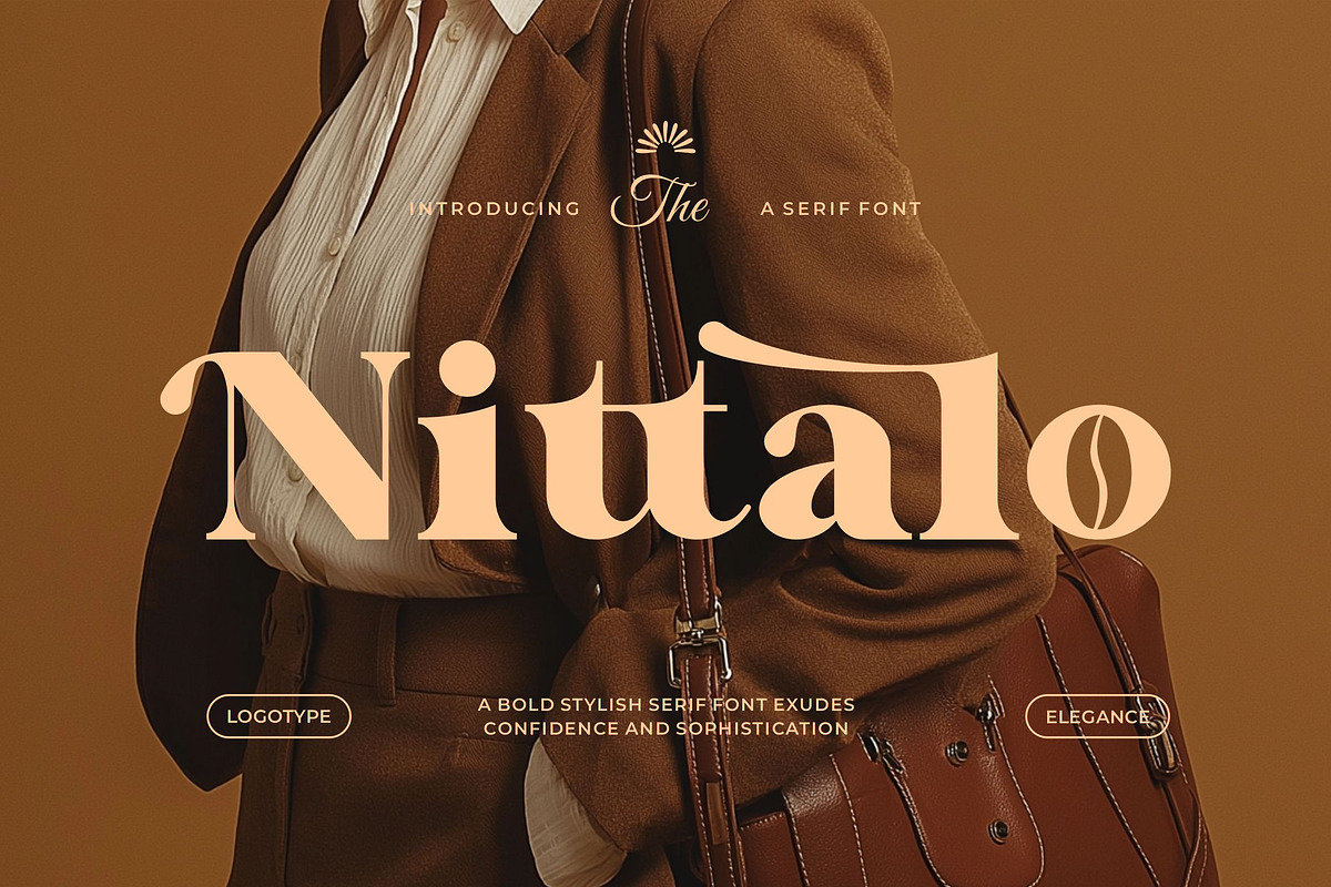 Nittalo || Modern Classy Serif Font, a Serif Font by Ermedia Studio (Photo 1 of 10)