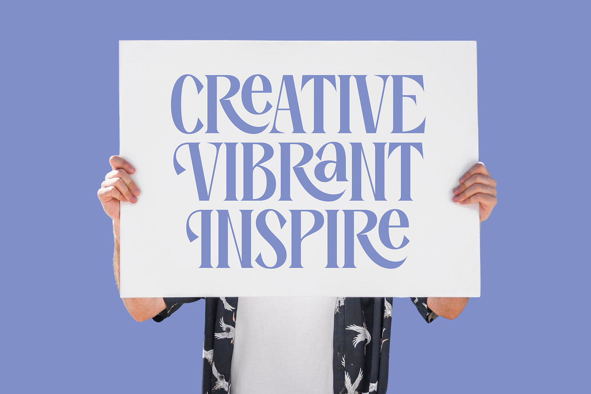 Kenora Groovy Retro Serif Font, a Serif Font by timelesstype.co (Photo 2 of 20)