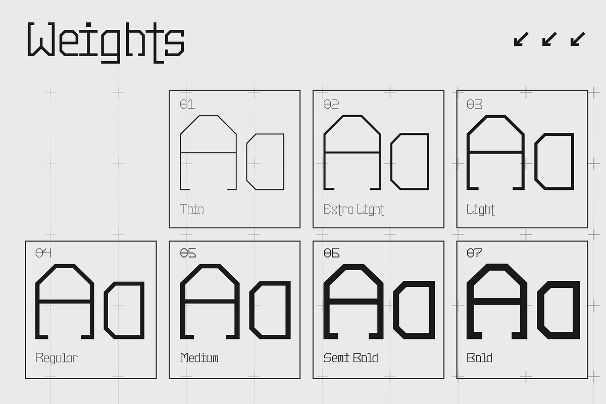 SK Skrynka — Tech Geometric Font, a Slab Serif Font by Shriftovik Type Foundry (Photo 4 of 7)
